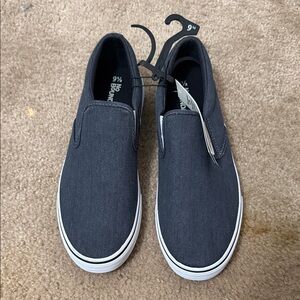 No Boundaries Dark Gray Men's Slip-On Loafers